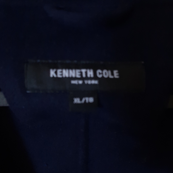 *HOST PICK* Kenneth Cole trench coat NAVY XL - Picture 11 of 15